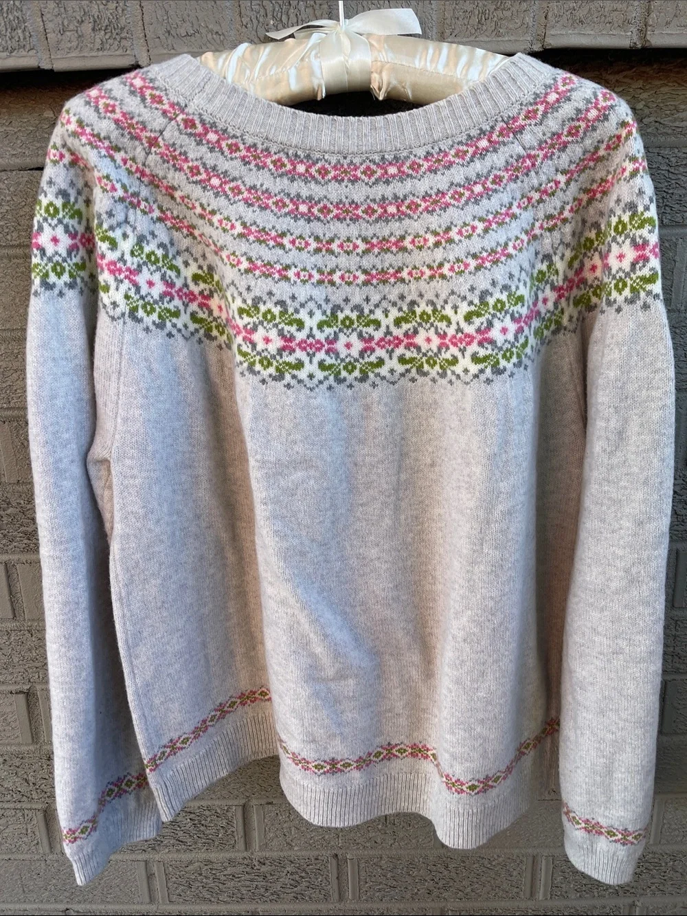 Appleseed’s Limited Edition Fair Isle Sweater- XLP